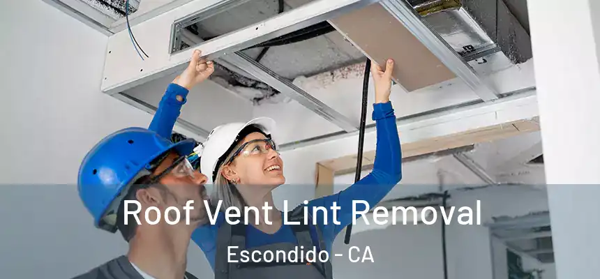  Roof Vent Lint Removal Escondido - CA
